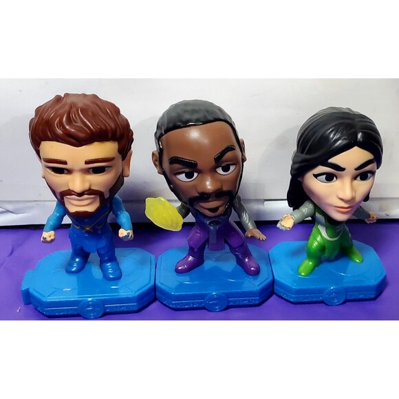 Marvel Eternals McDonald’s Toys – 3pc Lot  Figures: Sersi, Phastos, Ikaris - Picture 1 of 8